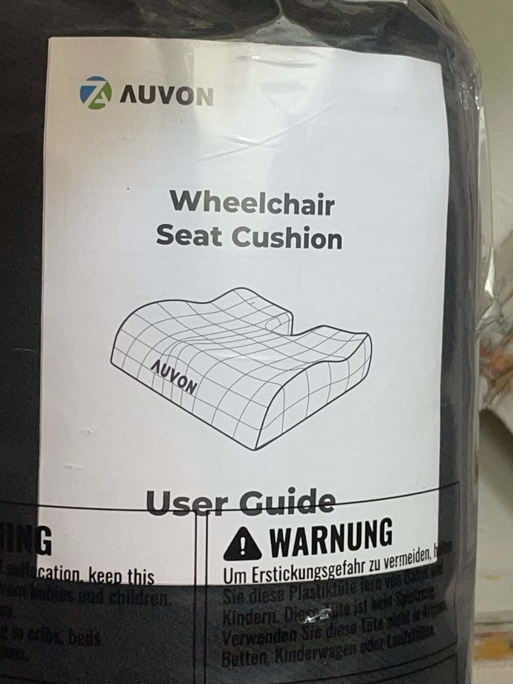 AUVON Memory Foam Wheelchair Seat Cushion